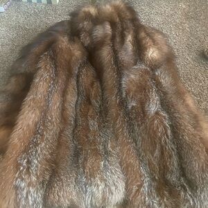 Dior Elegant Brown Raccoon jacket
